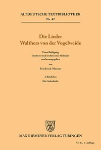bokomslag Die Lieder Walthers von der Vogelweide