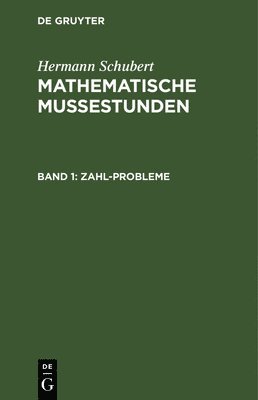 Hermann Schubert - Zahl-Probleme, Inbunden