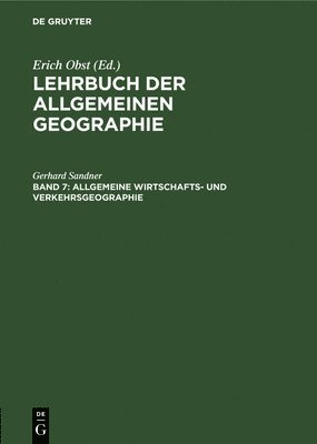 Allgemeine Wirtschafts- und Verkehrsgeographie 1