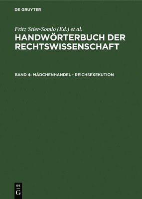 bokomslag Mädchenhandel - Reichsexekution