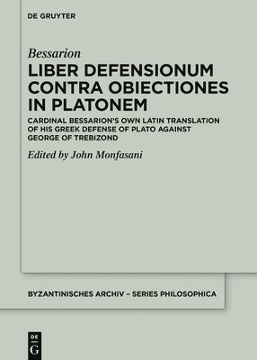 Liber Defensionum contra Obiectiones in Platonem 1