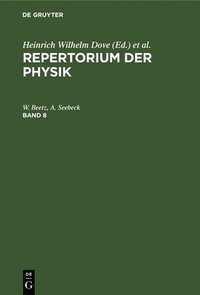bokomslag Repertorium Der Physik. Band 8