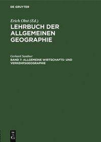 bokomslag Allgemeine Wirtschafts- und Verkehrsgeographie