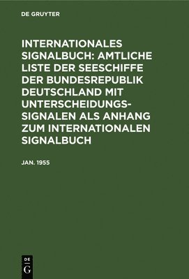 Reichsamt Des Innern - Jan. 1955, Inbunden