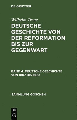 Deutsche Geschichte von 1807 bis 1890 1