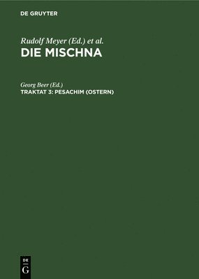 Georg Beer - Pesachim (Ostern), Inbunden