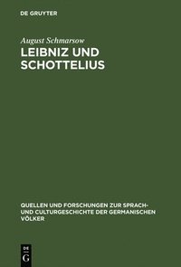 bokomslag Leibniz und Schottelius