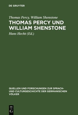 bokomslag Thomas Percy und William Shenstone
