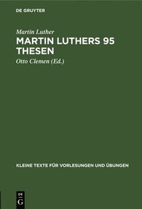 bokomslag Martin Luthers 95 Thesen
