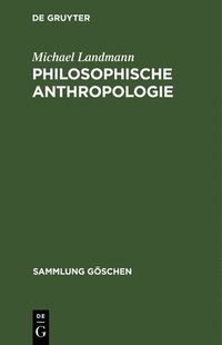 bokomslag Philosophische Anthropologie