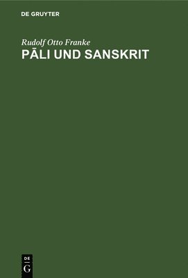 P&#257;li und Sanskrit 1