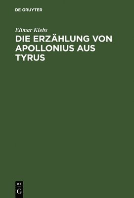 Die Erzhlung von Apollonius aus Tyrus 1