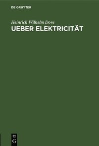 bokomslag Ueber Elektricitt