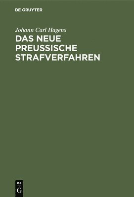 bokomslag Das Neue Preußische Strafverfahren