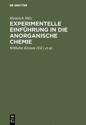 bokomslag Experimentelle Einführung in die anorganische Chemie