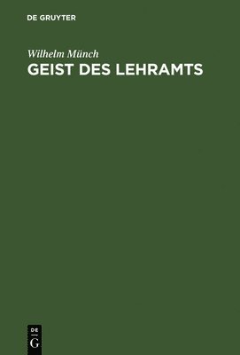 Geist des Lehramts 1