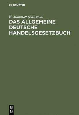 Das allgemeine Deutsche Handelsgesetzbuch 1