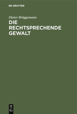 bokomslag rechtsprechende Gewalt