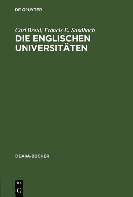 bokomslag Die Englischen Universitten