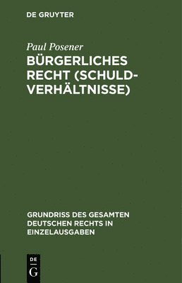 Bürgerliches Recht (Schuldverhältnisse) 1