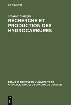 Recherche et production des hydrocarbures 1