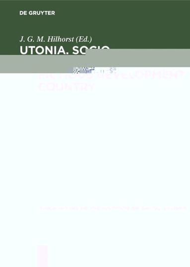 J. G. M. Hilhorst - Utonia. Socio-economic survey of a fictious development country, Inbunden