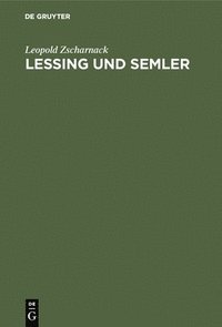 bokomslag Lessing und Semler
