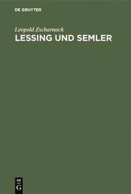 Lessing und Semler 1