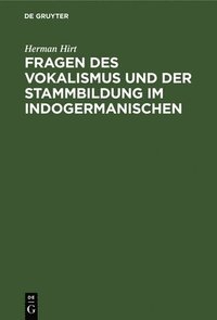 bokomslag Fragen Des Vokalismus Und Der Stammbildung Im Indogermanischen