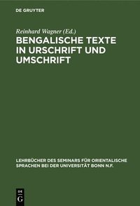 bokomslag Bengalische Texte in Urschrift Und Umschrift