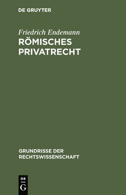 bokomslag Rmisches Privatrecht