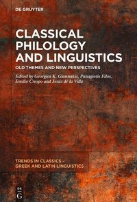 bokomslag Classical Philology and Linguistics