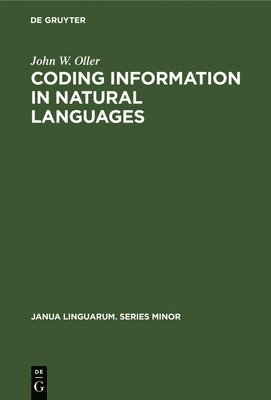 bokomslag Coding information in natural languages