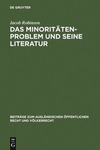 bokomslag Minoritätenproblem und seine Literatur