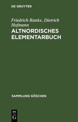 Altnordisches Elementarbuch 1