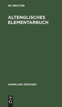 bokomslag Altenglisches Elementarbuch