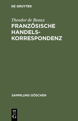 bokomslag Französische Handelskorrespondenz