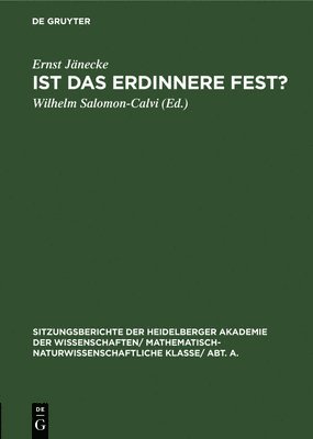 Ist Das Erdinnere Fest? 1