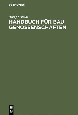 bokomslag Handbuch für Baugenossenschaften
