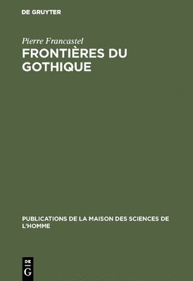 Frontires du gothique 1