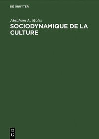 bokomslag Sociodynamique de la culture