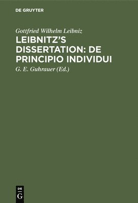 Leibnitz's Dissertation 1