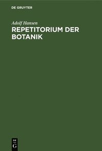bokomslag Repetitorium Der Botanik