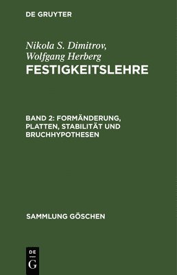 Formnderung, Platten, Stabilitt und Bruchhypothesen 1