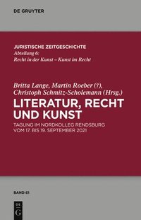 bokomslag Literatur, Recht und Kunst