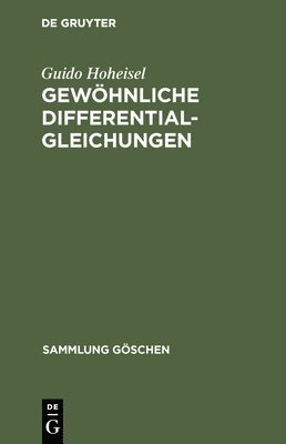 Gewhnliche Differentialgleichungen 1