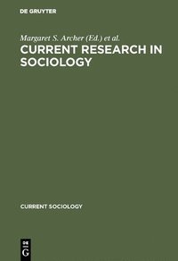 bokomslag Current research in sociology