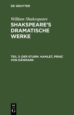 bokomslag Sturm. Hamlet, Prinz von Dänmark