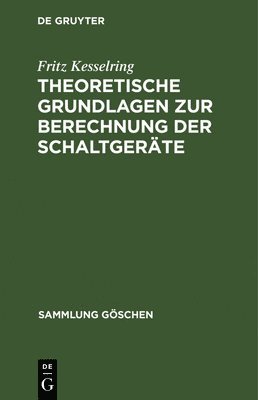 bokomslag Theoretische Grundlagen Zur Berechnung Der Schaltgerte