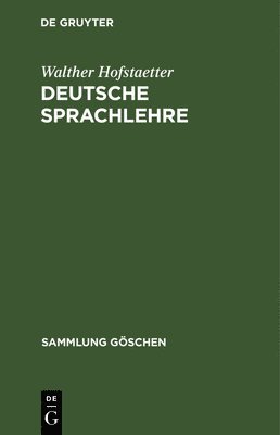 bokomslag Deutsche Sprachlehre